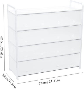 Sapateira Organizadora 6 Níveis com Portas Translúcidas