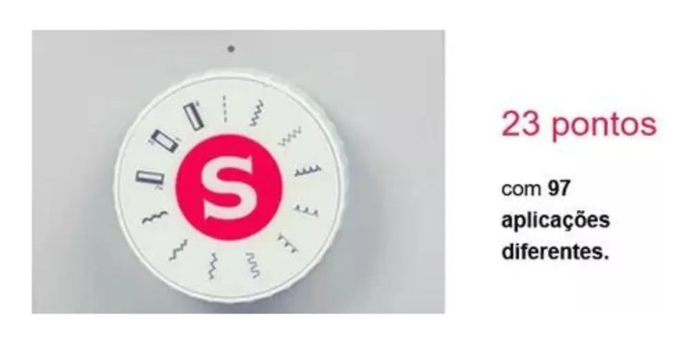 Máquina de costura reta Singer Facilita Pro 4423 portátil - cinza