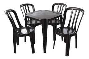 Conjunto De Mesas E Cadeiras De Plástico 182kg