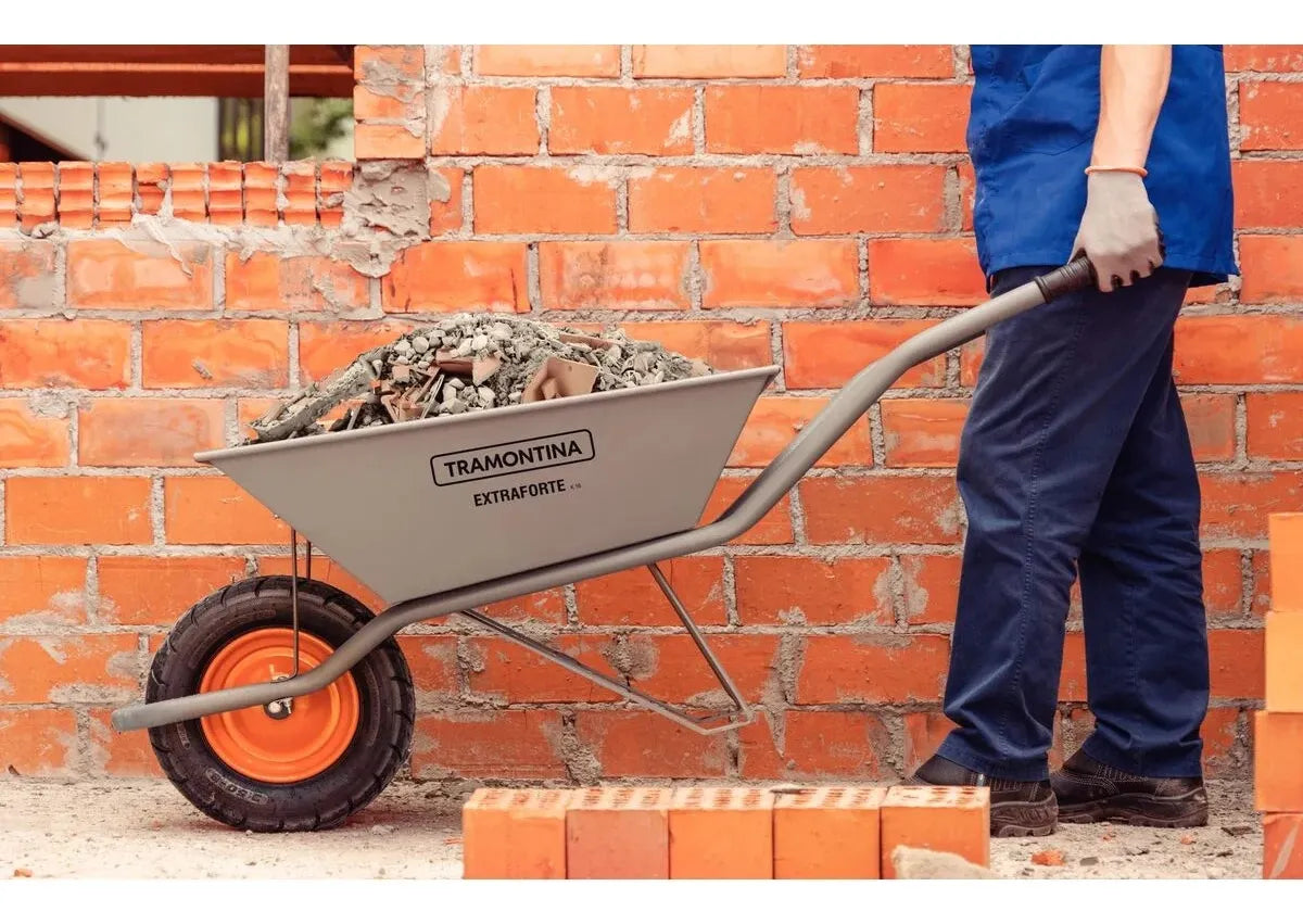 Carrinho De Mao Chapa 20 Extraforte 65l Tramontina 77714/435