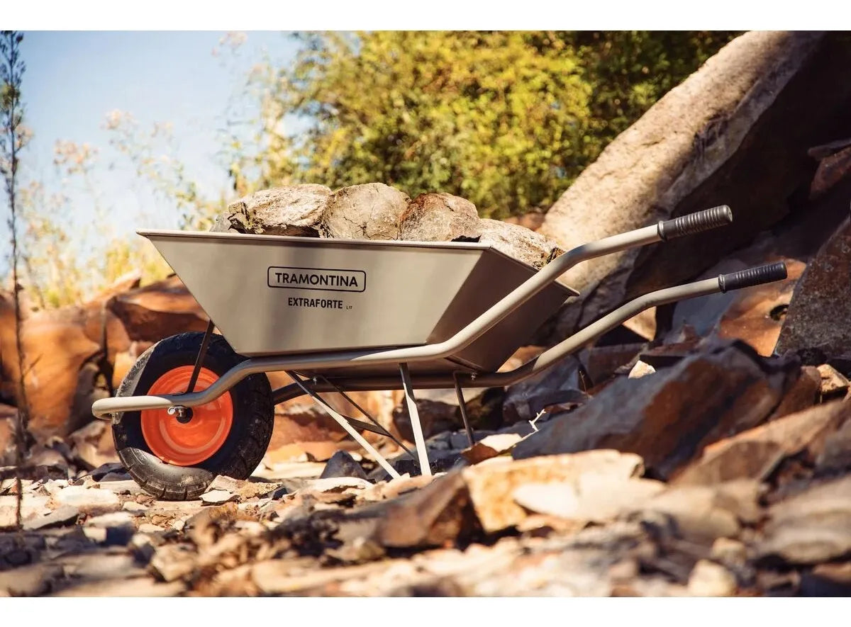 Carrinho De Mao Chapa 20 Extraforte 65l Tramontina 77714/435