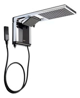 Lorenzetti Acqua Ultra Duo chuveiro elétrico de parede preto-cromado 7800W