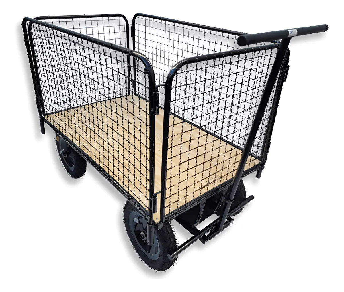 Carrinho Plataforma Com Grade Móvel Profissional Rolwes