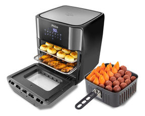 Fritadeira Elérica Air Fryer Oven Philco Pfr2200 12 litros 4 Em 1 1800w Cor Preta
