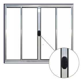 Janela Vitro 4folhas 1,00x1,20 Aluminio S\g Brilhante Oferta