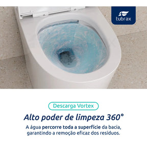 Vaso Sanitário Monobloco - Caixa Acoplada Completo Privada Cor Branco
