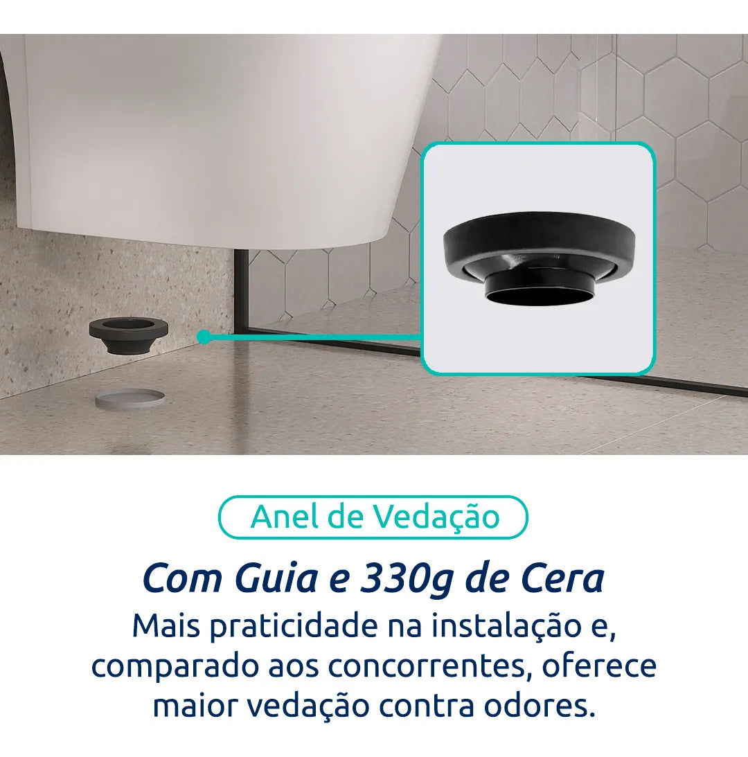 Vaso Sanitário Monobloco - Caixa Acoplada Completo Privada Cor Branco