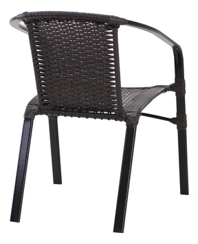 Jogo Cadeiras E Mesa Tampo Alumínio Piscina Área