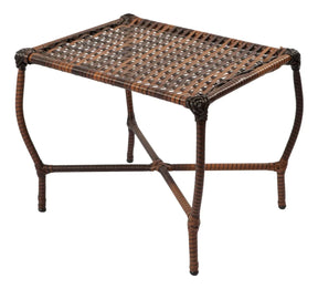 Cadeira Poltrona Varanda Fibra Sintética- Kit C/ 4 + Mesinha