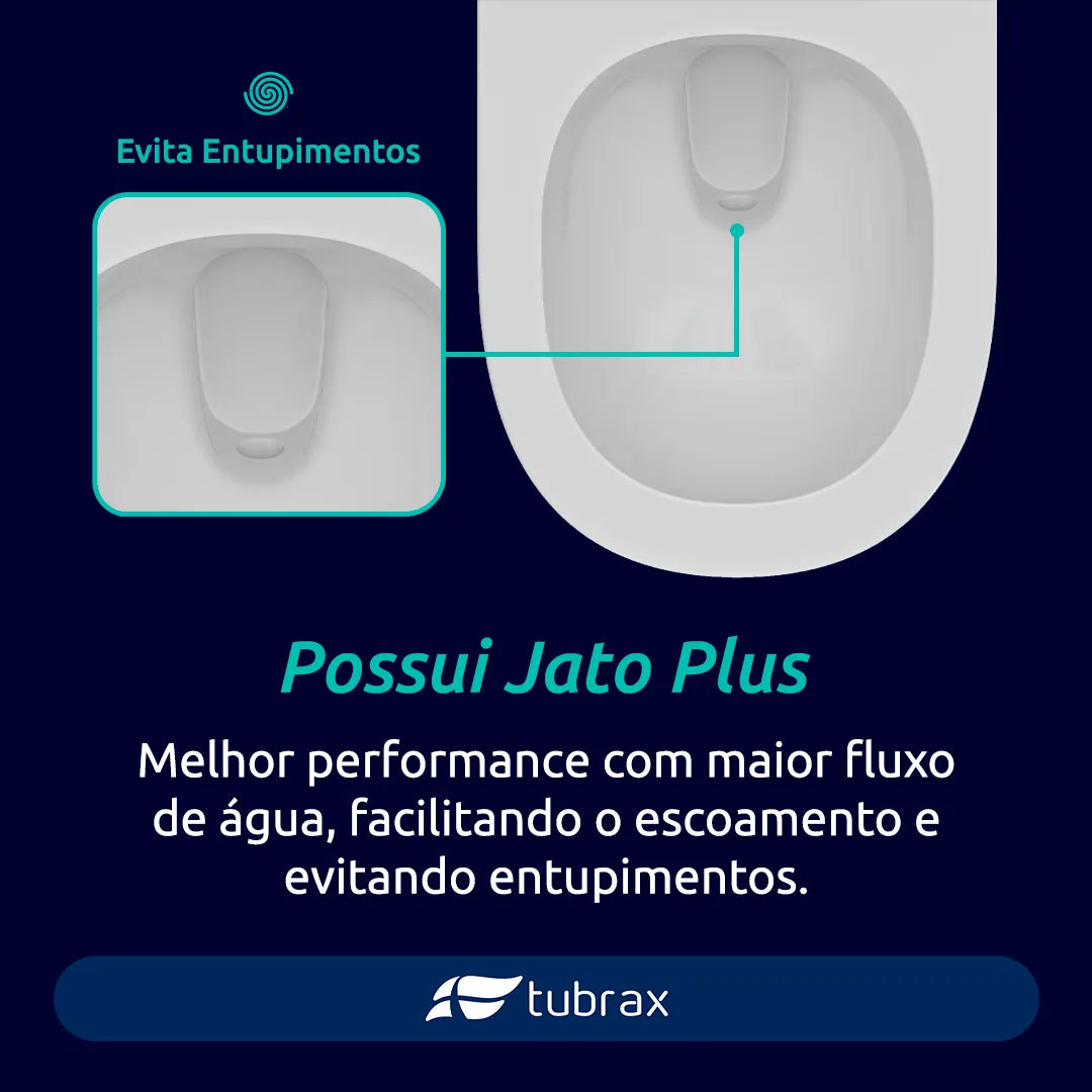 Vaso Sanitário Monobloco - Caixa Acoplada Completo Privada Cor Branco