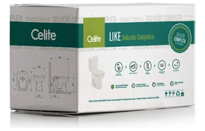 Kit Bacia Celite Com Caixa Acoplada Completo Like Branco