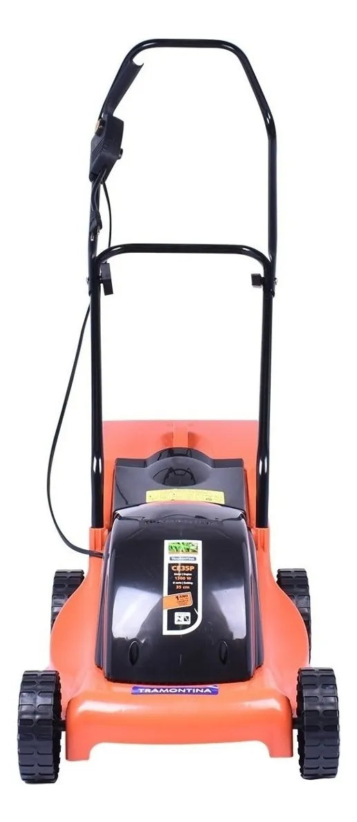 Cortador De Grama Elétrico Tramontina 1300w Cor Laranja/Preto