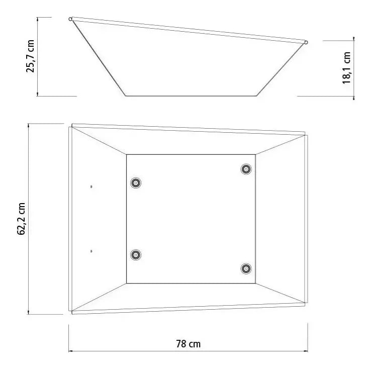 Carrinho De Mao Chapa 20 Extraforte 65l Tramontina 77714/435