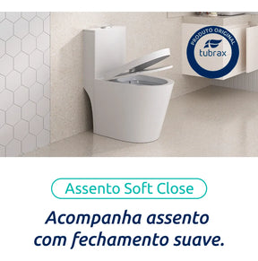 Vaso Sanitário Monobloco - Caixa Acoplada Completo Privada Cor Branco