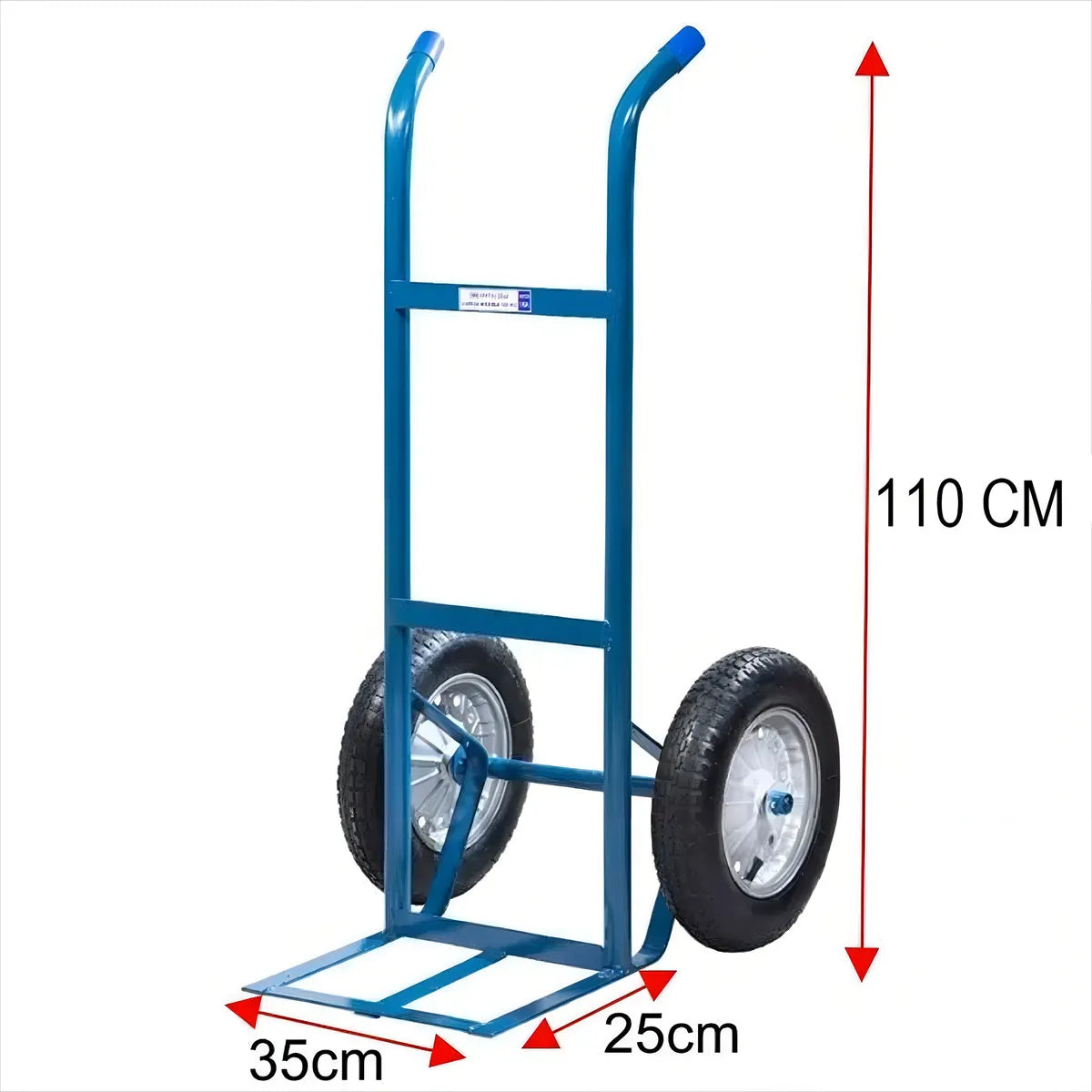 Carrinho De Carga Transporte 2 Rodas 150kg Metalosa