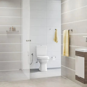 Vaso Sanitário com Caixa Acoplada 3/6l e Assento Like Branco Celite