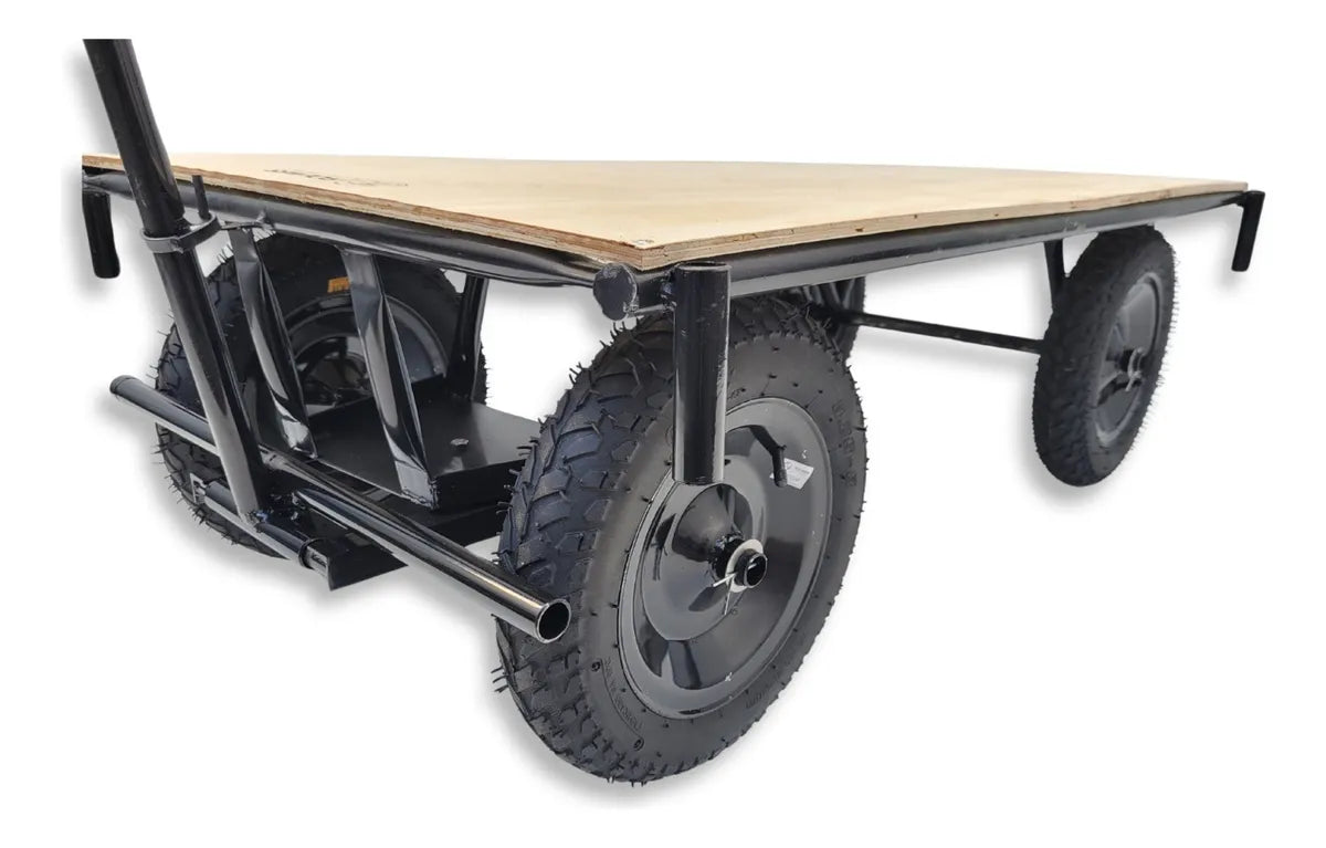 Carrinho Plataforma Com Grade Móvel Profissional Rolwes