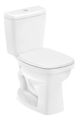 Vaso Sanitário com Caixa Acoplada 3/6l e Assento Like Branco Celite