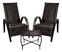 Cadeiras C/ Mesinha De Centro Junco Sintético Varanda