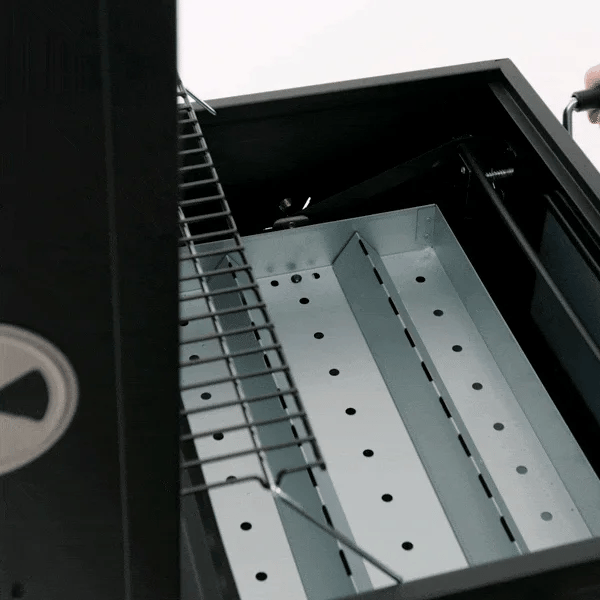 Churrasqueira Centaurus a Bafo Carvão 108x112cm Beta II Naterial