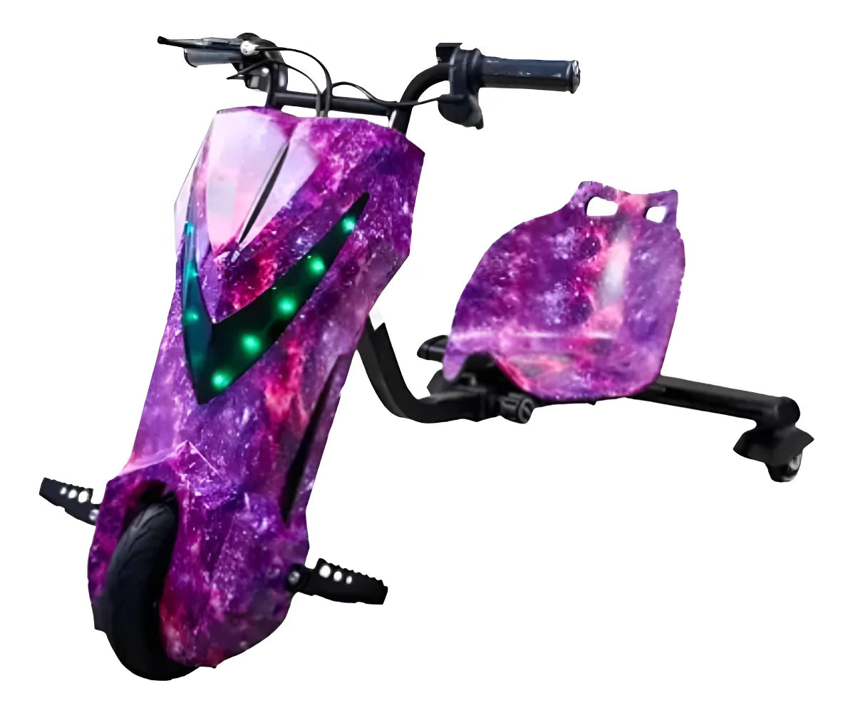 Triciclo Elétrico Drift 3 velocidades 350w Bluetooth Infantil
