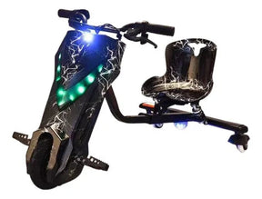 Triciclo Elétrico Drift 3 velocidades 350w Bluetooth Infantil