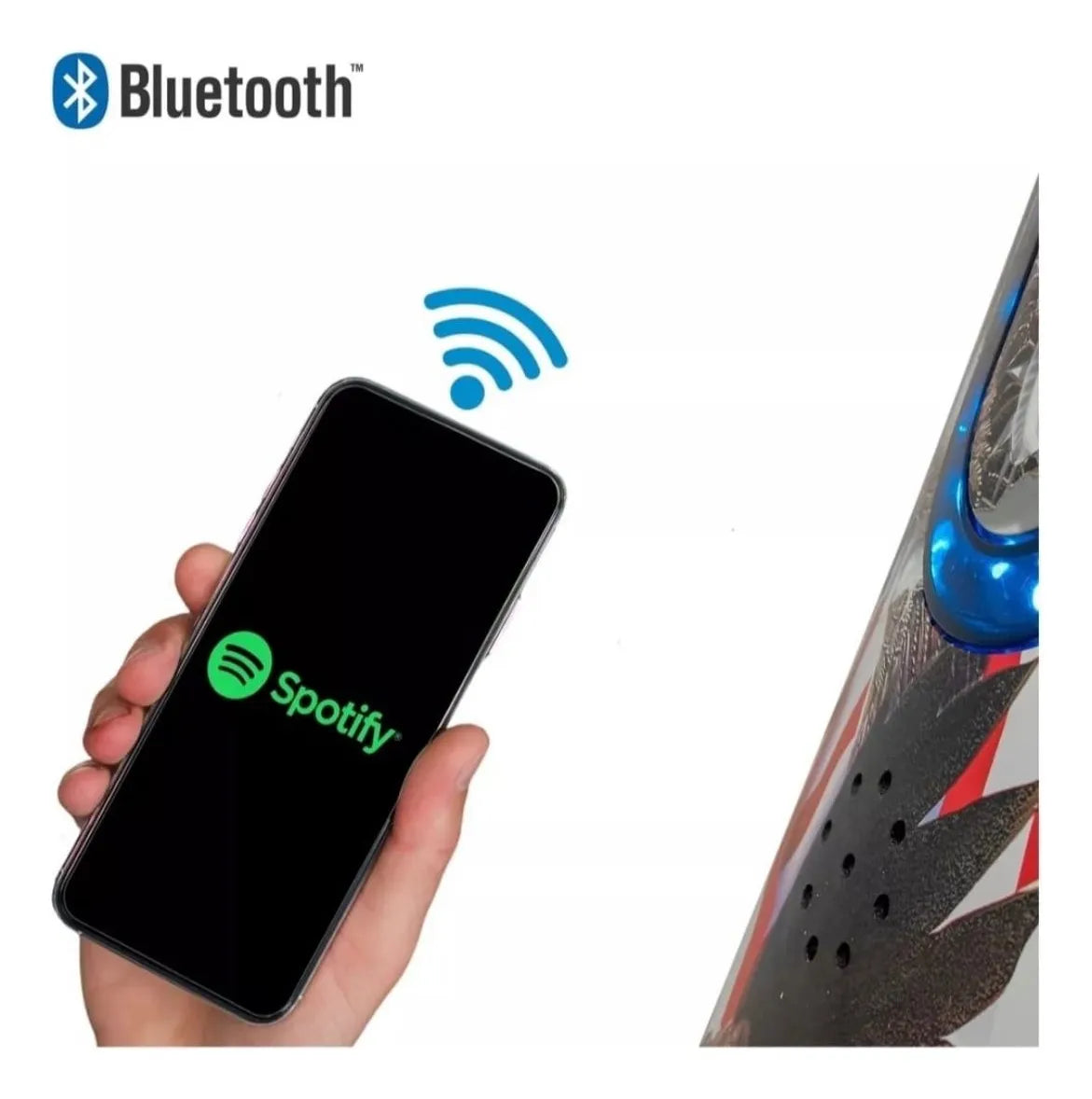 Triciclo Elétrico Drift 3 velocidades 350w Bluetooth Infantil